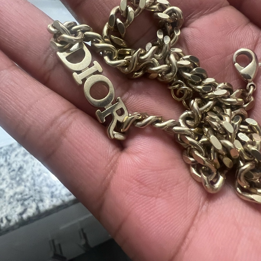 Authentic Dior Cuban choker